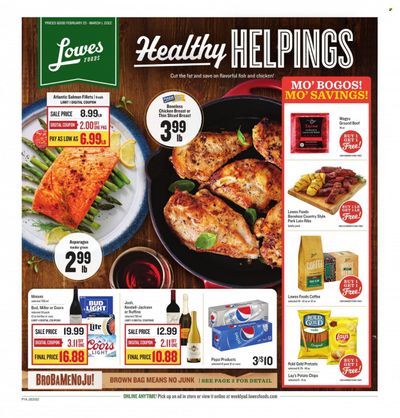Lowes Foods (NC, SC) Weekly Ad Flyer February 25 to March 4
