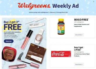Walgreens Weekly Ad Flyer February 25 to March 4