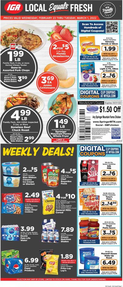 IGA Weekly Ad Flyer February 25 to March 4