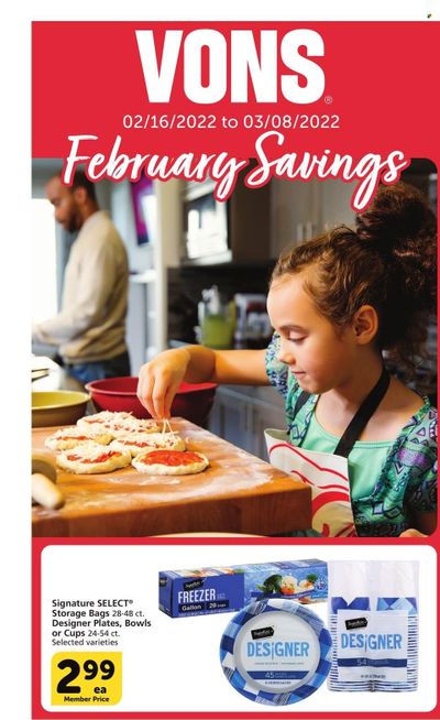 Vons (CA) Weekly Ad Flyer February 25 to March 4