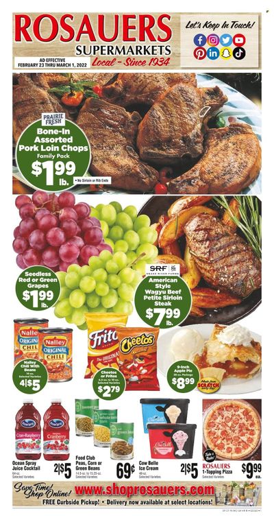 Rosauers (ID, MT, OR, WA) Weekly Ad Flyer February 25 to March 4