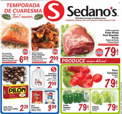 Sedano's (FL) Weekly Ad Flyer February 25 to March 4
