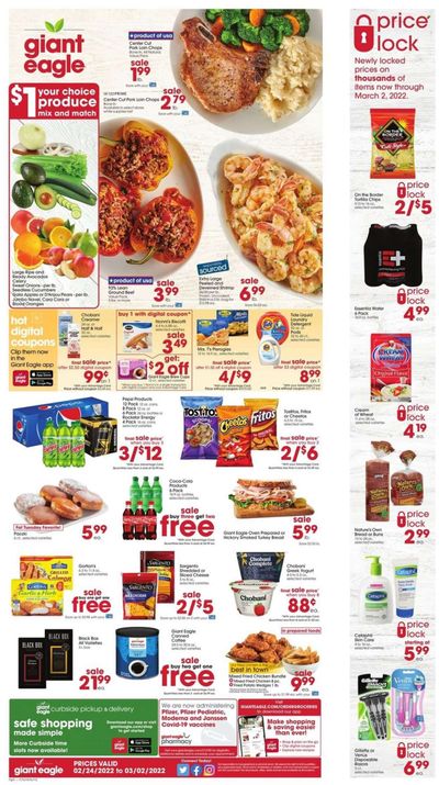 Giant Eagle (OH, PA) Weekly Ad Flyer February 25 to March 4