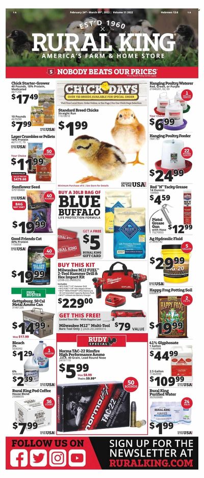 Rural King Weekly Ad Flyer February 25 to March 4