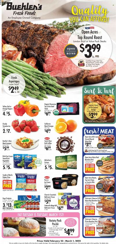 Buehler's (OH) Weekly Ad Flyer February 25 to March 4