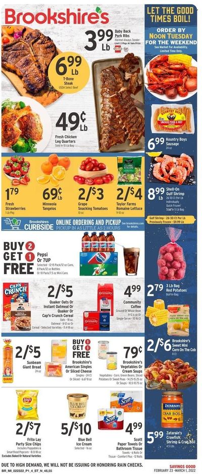 Brookshires (AR, LA, TX) Weekly Ad Flyer February 25 to March 4