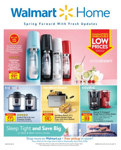Walmart Supercentre Home Catalogue March 26 to April 22
