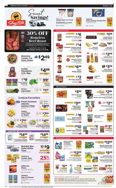 ShopRite (CT, DE, MD, NJ, NY, PA) Weekly Ad Flyer February 25 to March 4