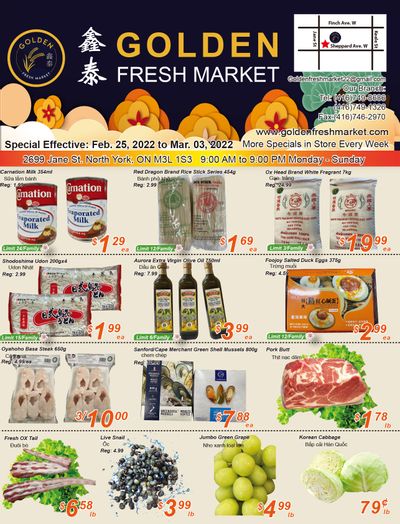 Golden Fresh Market Flyer February 25 to March 3