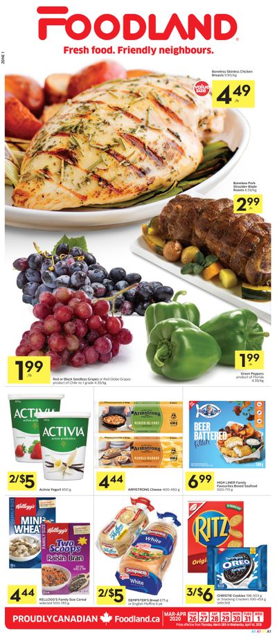 Foodland (ON) Flyer March 26 to April 1