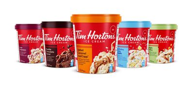 Tim Hortons Canada Launches NEW Line of Ice Cream Made From Its Iconic Flavours