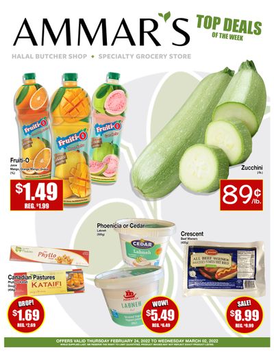 Ammar's Halal Meats Flyer February 24 to March 2