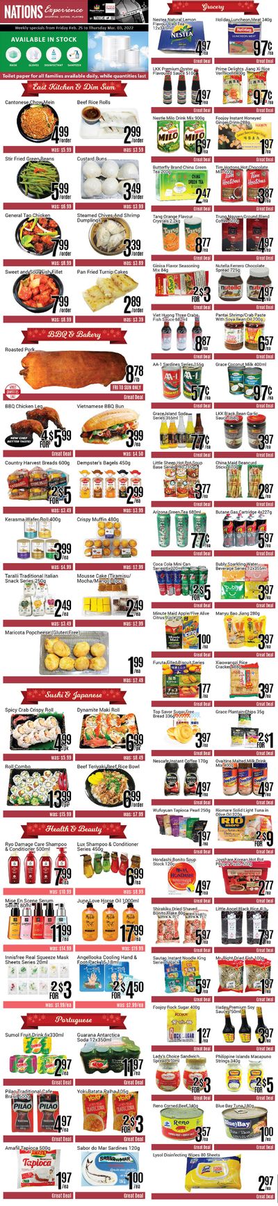 Nations Fresh Foods (Toronto) Flyer February 25 to March 3