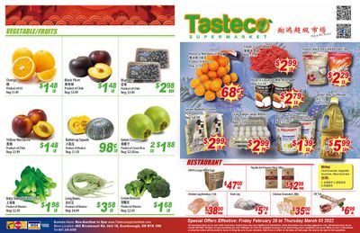 Tasteco Supermarket Flyer February 25 to March 3
