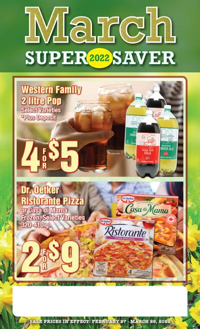 AG Foods March Super Saver Flyer February 27 to March 26