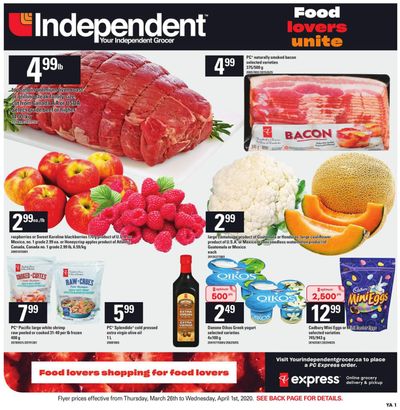 Independent Grocer (Atlantic) Flyer March 26 to April 1