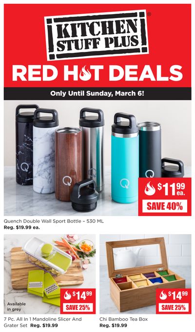 Kitchen Stuff Plus Red Hot Deals Flyer February 28 to March 6