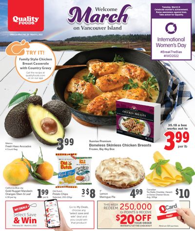 Quality Foods Flyer February 28 to March 6