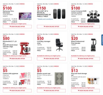 Costco Canada More Savings Weekly Coupons/Flyers for: Ontario, New Brunswick, Newfoundland & Labrador and Nova Scotia, Until March 13