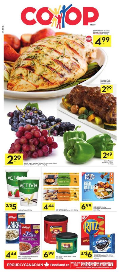 Foodland Co-op Flyer March 26 to April 1