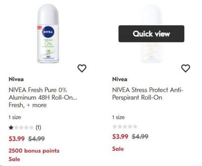 Shoppers Drug Mart Canada: Nivea Deodorant Deal