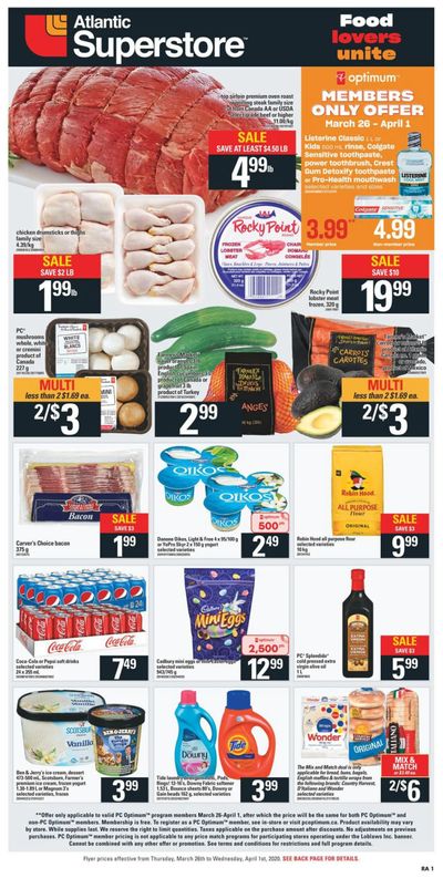 Atlantic Superstore Flyer March 26 to April 1