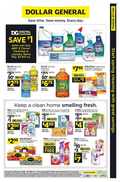 Dollar General Weekly Ad Flyer March 1 to March 8