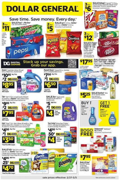 Dollar General Weekly Ad Flyer March 1 to March 8