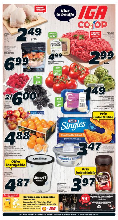 IGA (NB) Flyer March 3 to 9