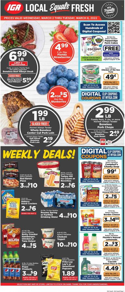 IGA Weekly Ad Flyer March 1 to March 8