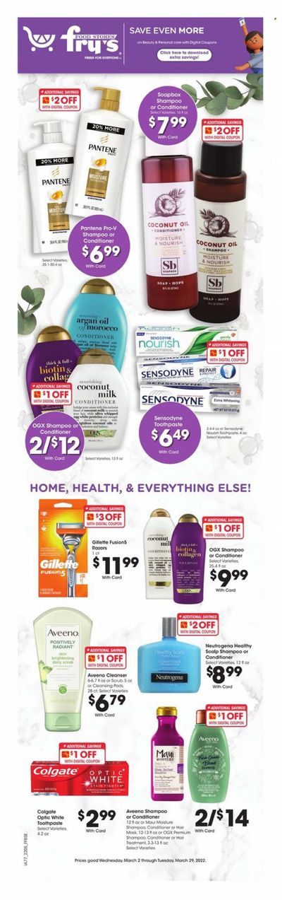 Fry’s (AZ) Weekly Ad Flyer March 1 to March 8