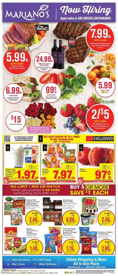 Mariano’s (IL) Weekly Ad Flyer March 1 to March 8