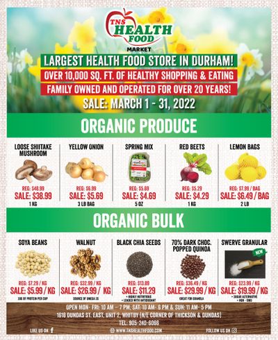 TNS Health Food Flyer March 1 to 31