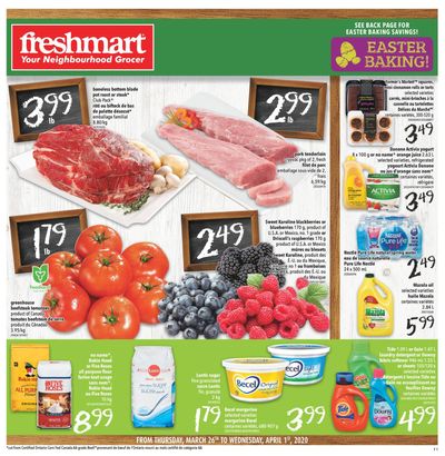 Freshmart (ON) Flyer March 26 to April 1