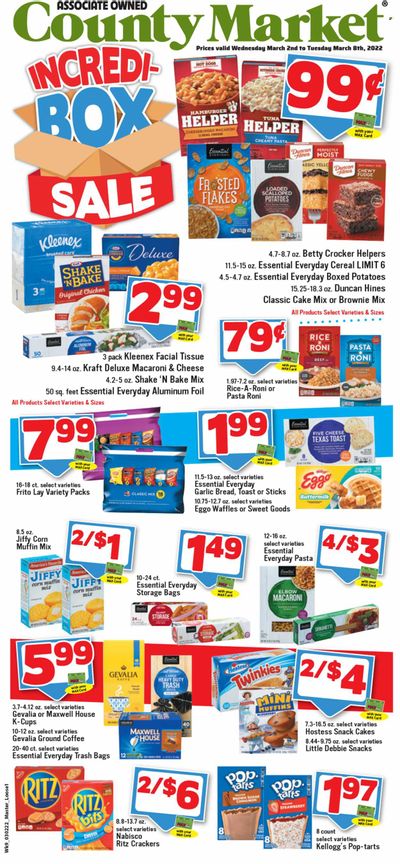 County Market (IL, IN, MO) Weekly Ad Flyer March 2 to March 9