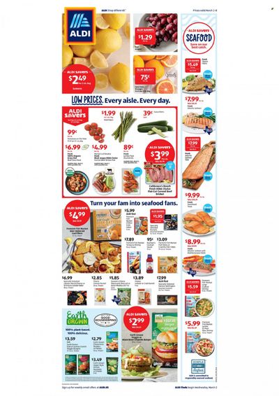 ALDI Weekly Ad Flyer March 2 to March 9