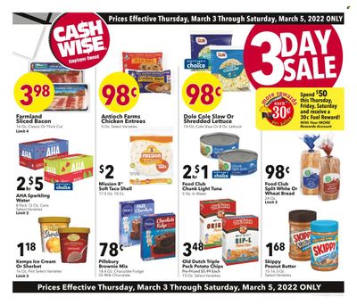 Cash Wise (MN, ND) Weekly Ad Flyer March 2 to March 9