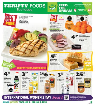 Thrifty Foods Flyer March 3 to 9