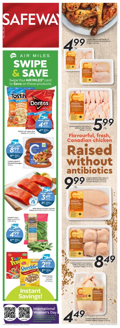 Sobeys/Safeway (SK & MB) Flyer March 3 to 9