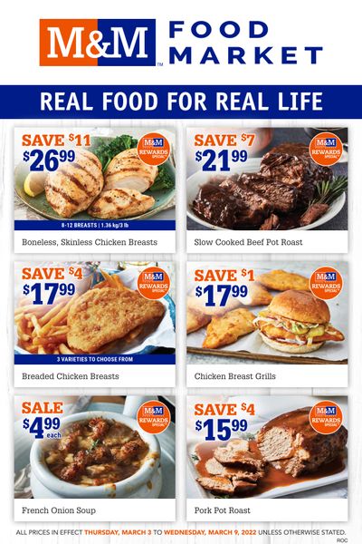 M&M Food Market (Atlantic & West) Flyer March 3 to 9