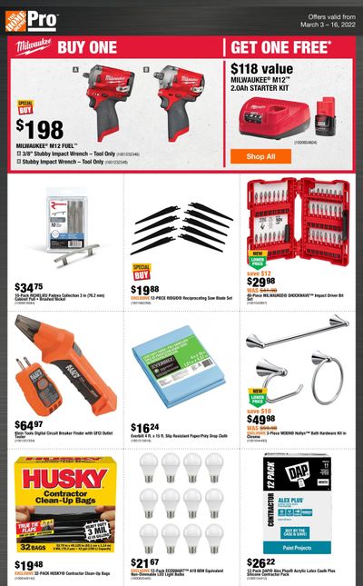 Home Depot Pro Flyer March 3 to 16 Home Depot Pro Flyer March 3 to 16