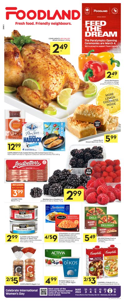 Foodland (ON) Flyer March 3 to 9
