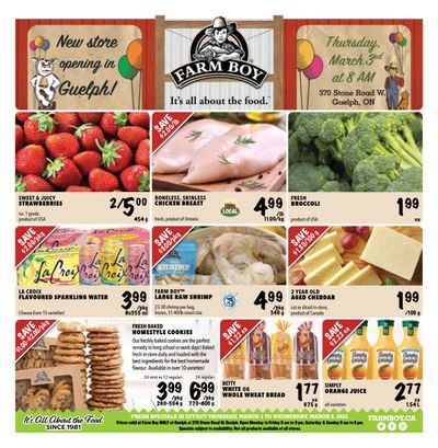 Farm Boy (Guelph) Flyer March 3 to 9