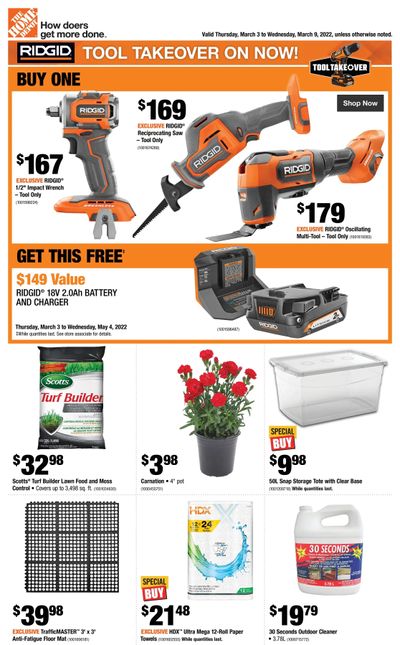 Home Depot (BC) Flyer March 3 to 9