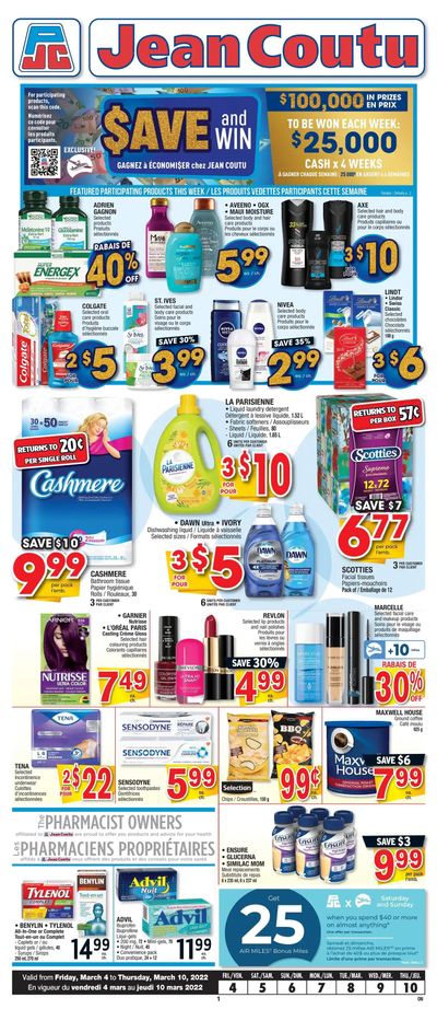 Jean Coutu (ON) Flyer March 4 to 10
