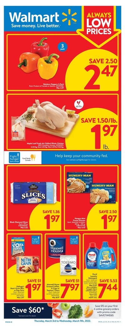 Walmart (Atlantic) Flyer March 3 to 9