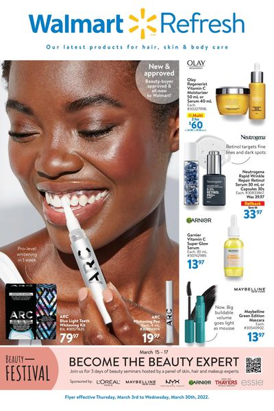 Walmart Refresh Flyer March 3 to 30