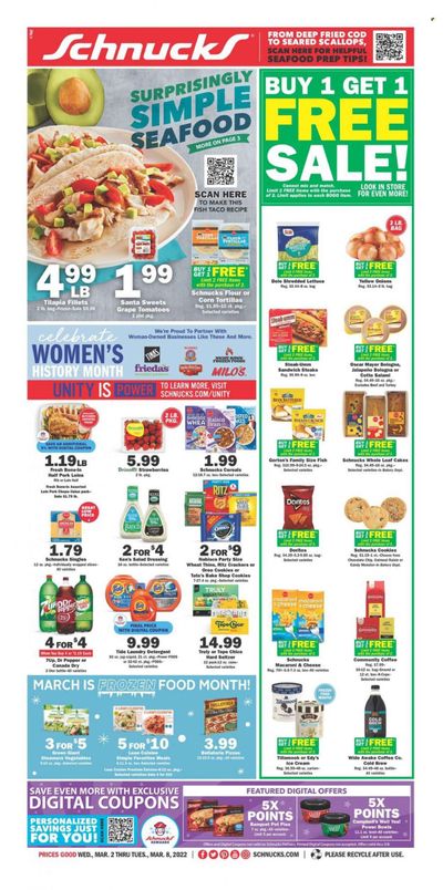 Schnucks (IA, IL, IN, MO) Weekly Ad Flyer March 2 to March 9