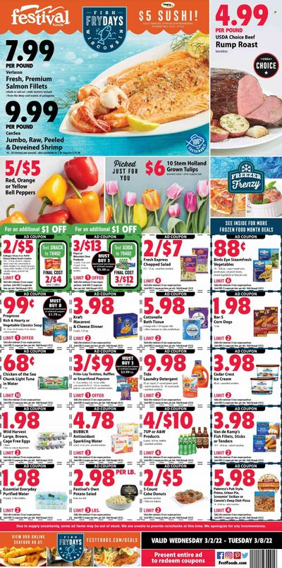 Festival Foods (WI) Weekly Ad Flyer March 2 to March 9 Festival Foods (WI) Weekly Ad Flyer March 2 to March 9
