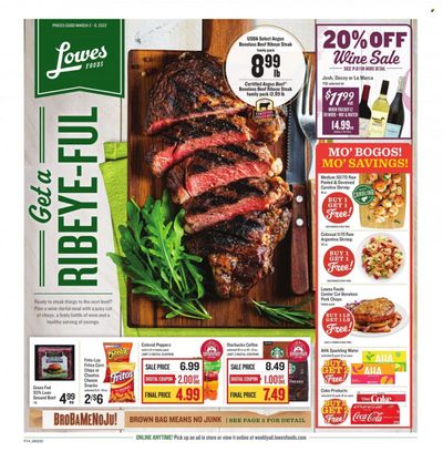 Lowes Foods (NC, SC) Weekly Ad Flyer March 2 to March 9
